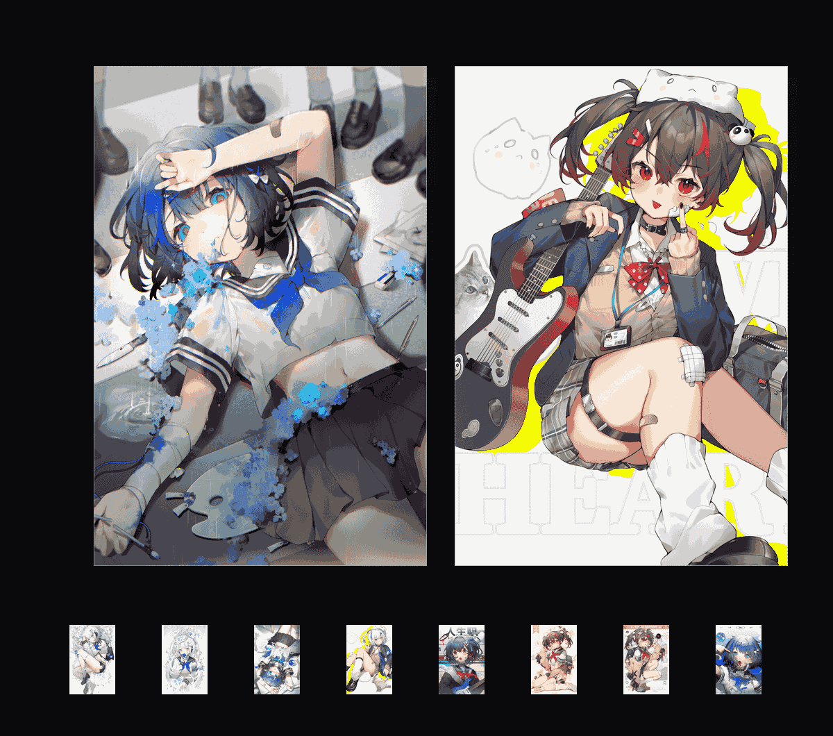《司稽-群青少女收藏集》表情包&高清壁纸，支持导入微信和QQ作为表情包-哔哩小岛