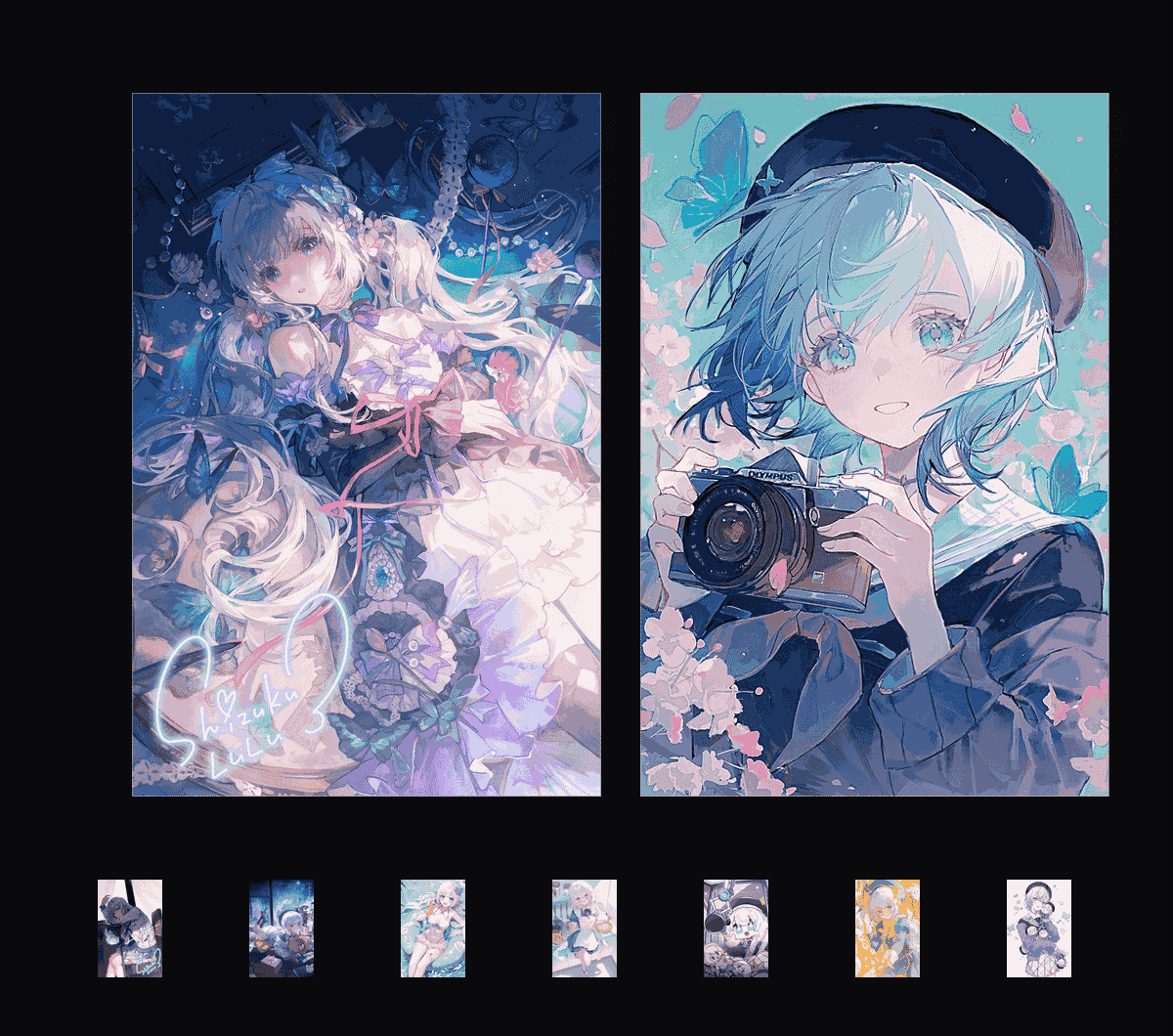 《宇宙无敌美少女雫lulu》表情包&高清壁纸，支持导入微信和QQ作为表情包-哔哩小岛