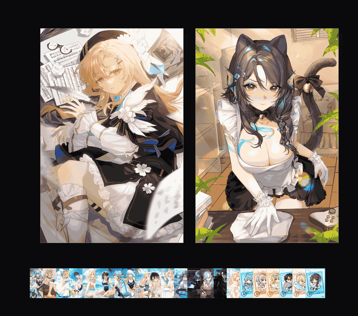 《幻想社夏日收藏集》表情包&高清壁纸，支持导入微信和QQ作为表情包-哔哩小岛