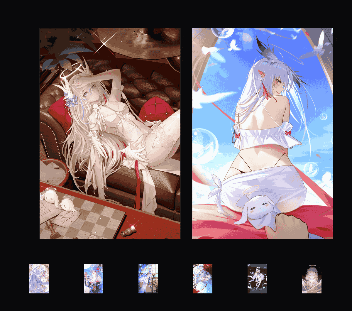 《白夜星梦白崎银子》表情包&高清壁纸，支持导入微信和QQ作为表情包-哔哩小岛