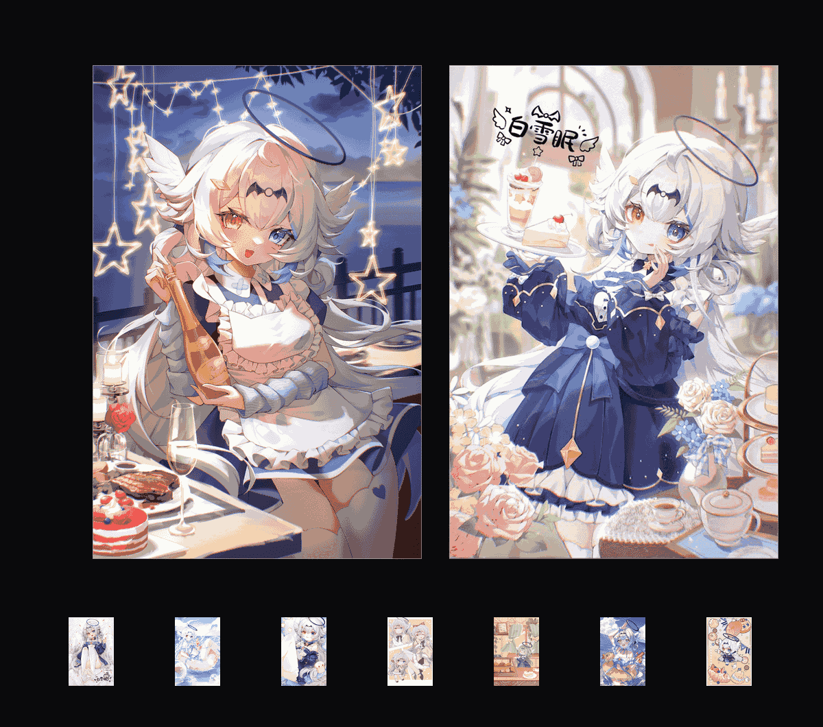 《白雪眠的收藏集》表情包&高清壁纸，支持导入微信和QQ作为表情包-哔哩小岛