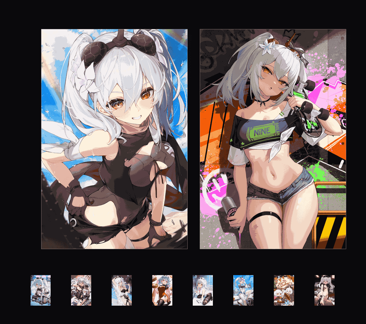 《米虫尼奈nine收藏集》表情包&高清壁纸，支持导入微信和QQ作为表情包-哔哩小岛
