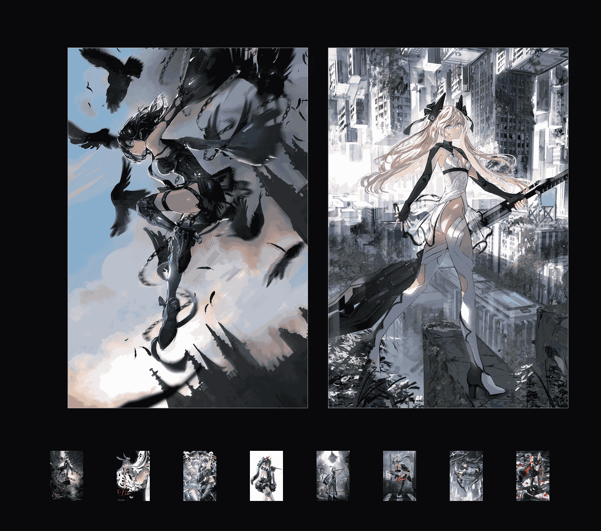 《魔女与神兵》表情包&高清壁纸，支持导入微信和QQ作为表情包-哔哩小岛