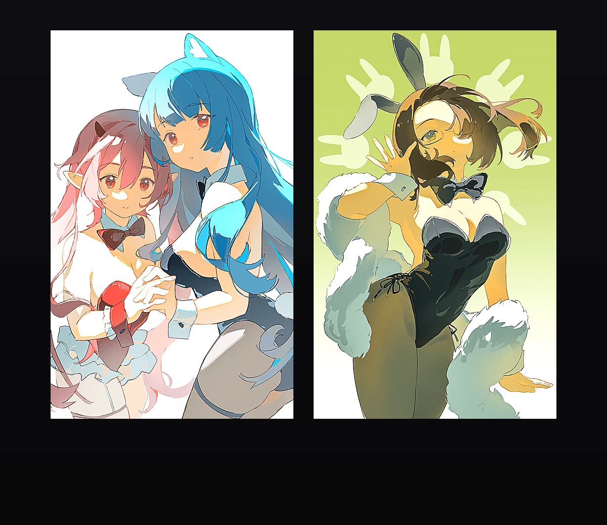 《兔兔美少女》表情包&高清壁纸，支持导入微信和QQ作为表情包-表情包小岛