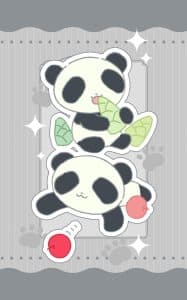 《熊猫呆宝贝 萌物集1》表情包&高清壁纸，支持导入微信和QQ作为表情包-表情包小岛