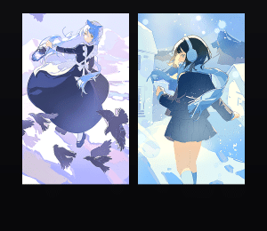 《漫天飞雪》表情包&高清壁纸，支持导入微信和QQ作为表情包-表情包小岛