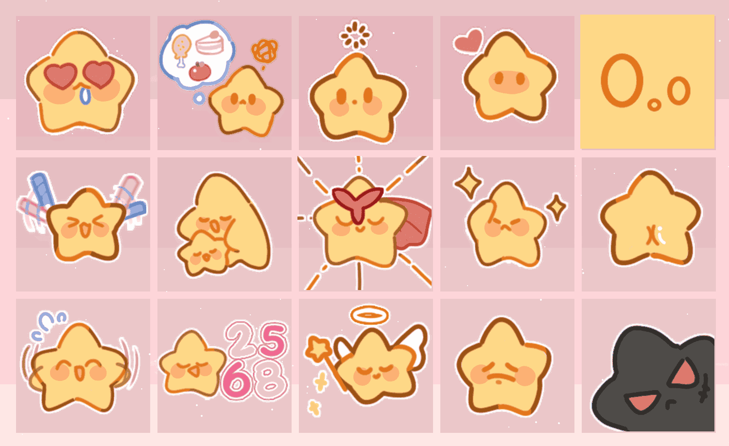 星语星愿 表情包预览