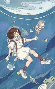 《漫步宇宙少女》表情包&高清壁纸，支持导入微信和QQ作为表情包-表情包小岛