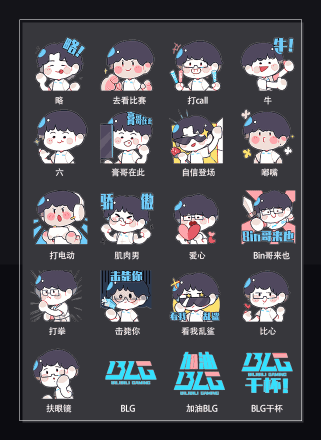 BLG.2023LPL出征 表情包预览
