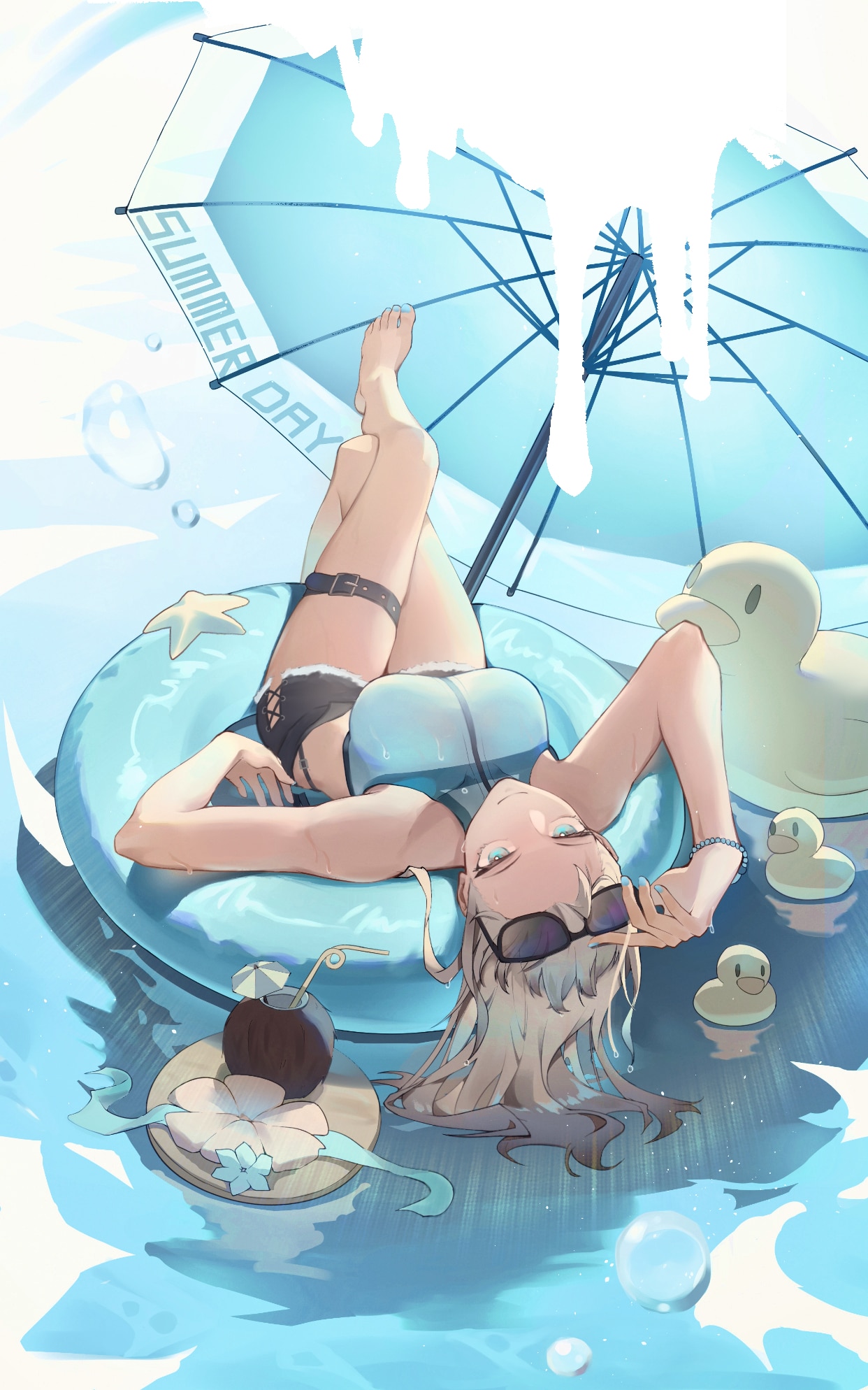 《夏日泳装派对》表情包&高清壁纸，支持导入微信和QQ作为表情包-表情包小岛