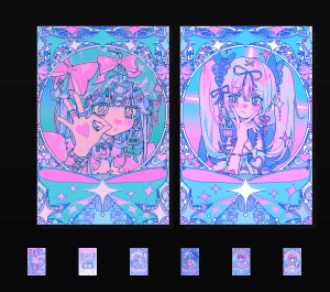 《Electronic Girl》表情包&高清壁纸，支持导入微信和QQ作为表情包-表情包小岛