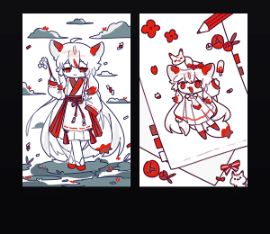 《赤色彩的调和》表情包&高清壁纸，支持导入微信和QQ作为表情包-表情包小岛