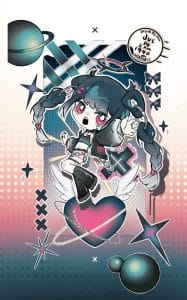 《暗黑地雷系少女》表情包&高清壁纸，支持导入微信和QQ作为表情包-表情包小岛