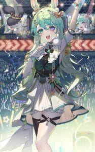 《兔孜Tsuki·梦幻天籁》表情包&高清壁纸，支持导入微信和QQ作为表情包-表情包小岛