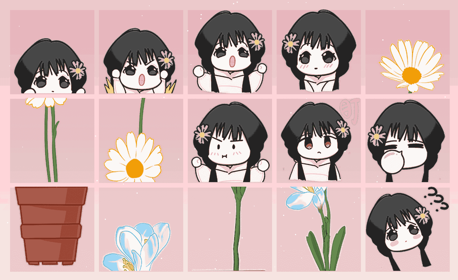 花季少女 表情包预览