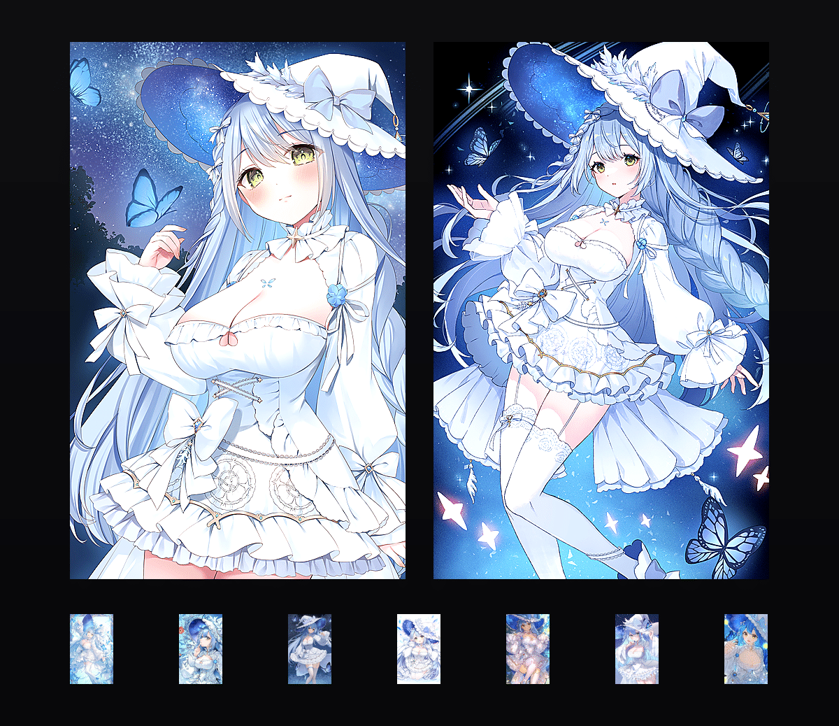 《冬日魔女·九色鹿》表情包&高清壁纸，支持导入微信和QQ作为表情包-表情包小岛