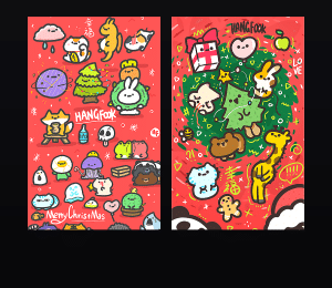 《Hangfook幸福好运》表情包&高清壁纸，支持导入微信和QQ作为表情包-表情包小岛