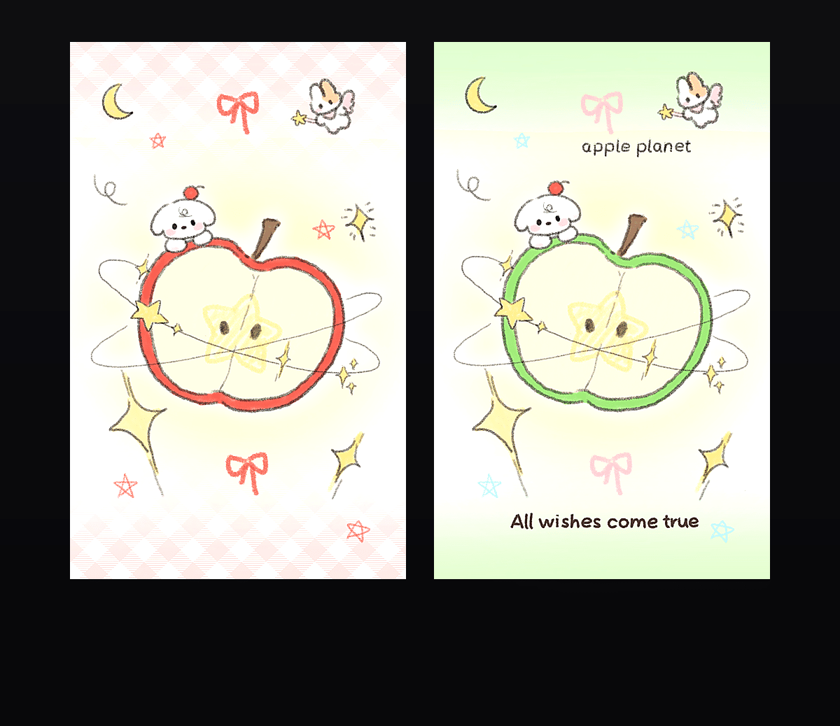 《吃一颗青苹果》表情包&高清壁纸，支持导入微信和QQ作为表情包-表情包小岛