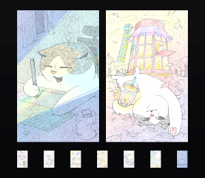 《幾加乘装扮-猫你太美》表情包&高清壁纸，支持导入微信和QQ作为表情包-表情包小岛