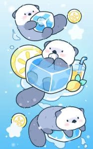 《海獭宝宝2.0》表情包&高清壁纸，支持导入微信和QQ作为表情包-表情包小岛