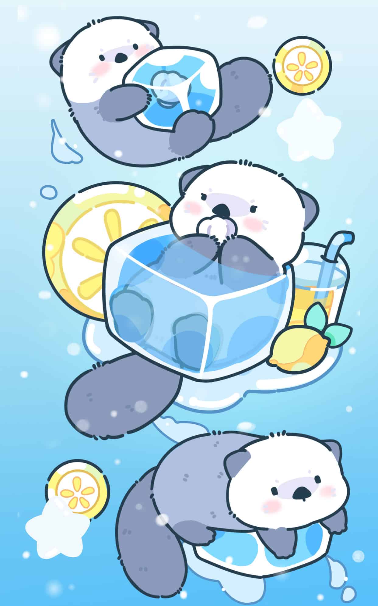 《海獭宝宝2.0》表情包&高清壁纸，支持导入微信和QQ作为表情包-表情包小岛