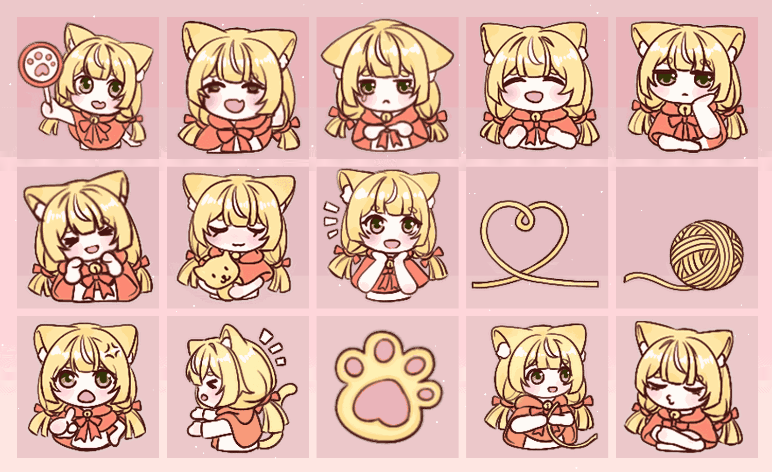 小猫女仆 表情包预览