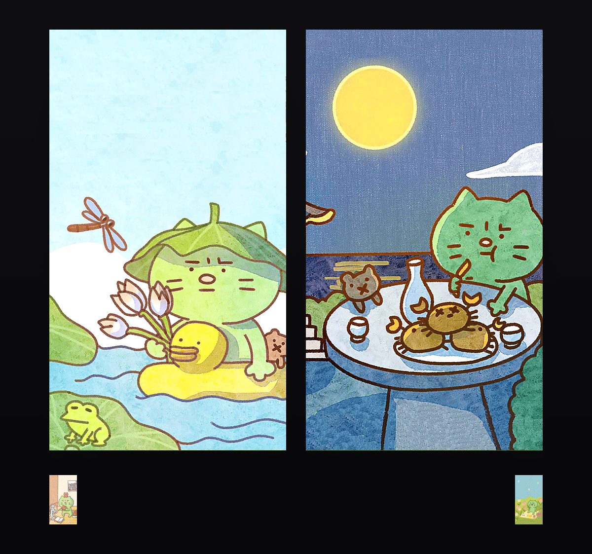 《焦虑猫独处日常》表情包&高清壁纸，支持导入微信和QQ作为表情包-表情包小岛