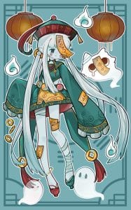 《僵尸少女夜巡记》表情包&高清壁纸，支持导入微信和QQ作为表情包-表情包小岛