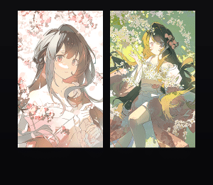 《樱花少女》表情包&高清壁纸，支持导入微信和QQ作为表情包-表情包小岛