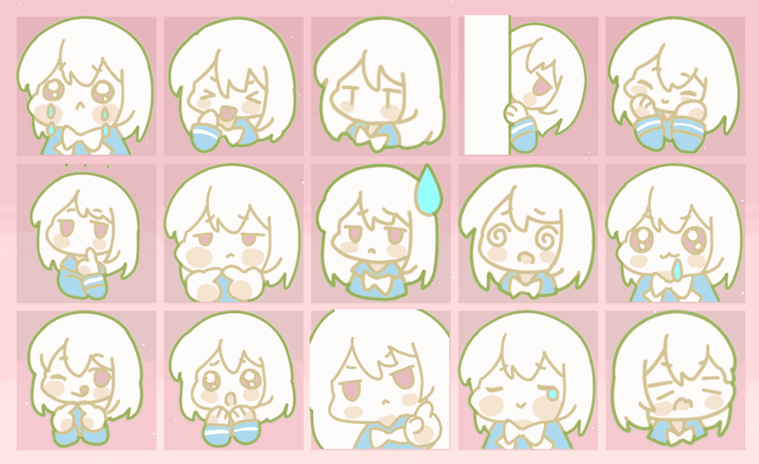 春日缤纷少女 表情包预览