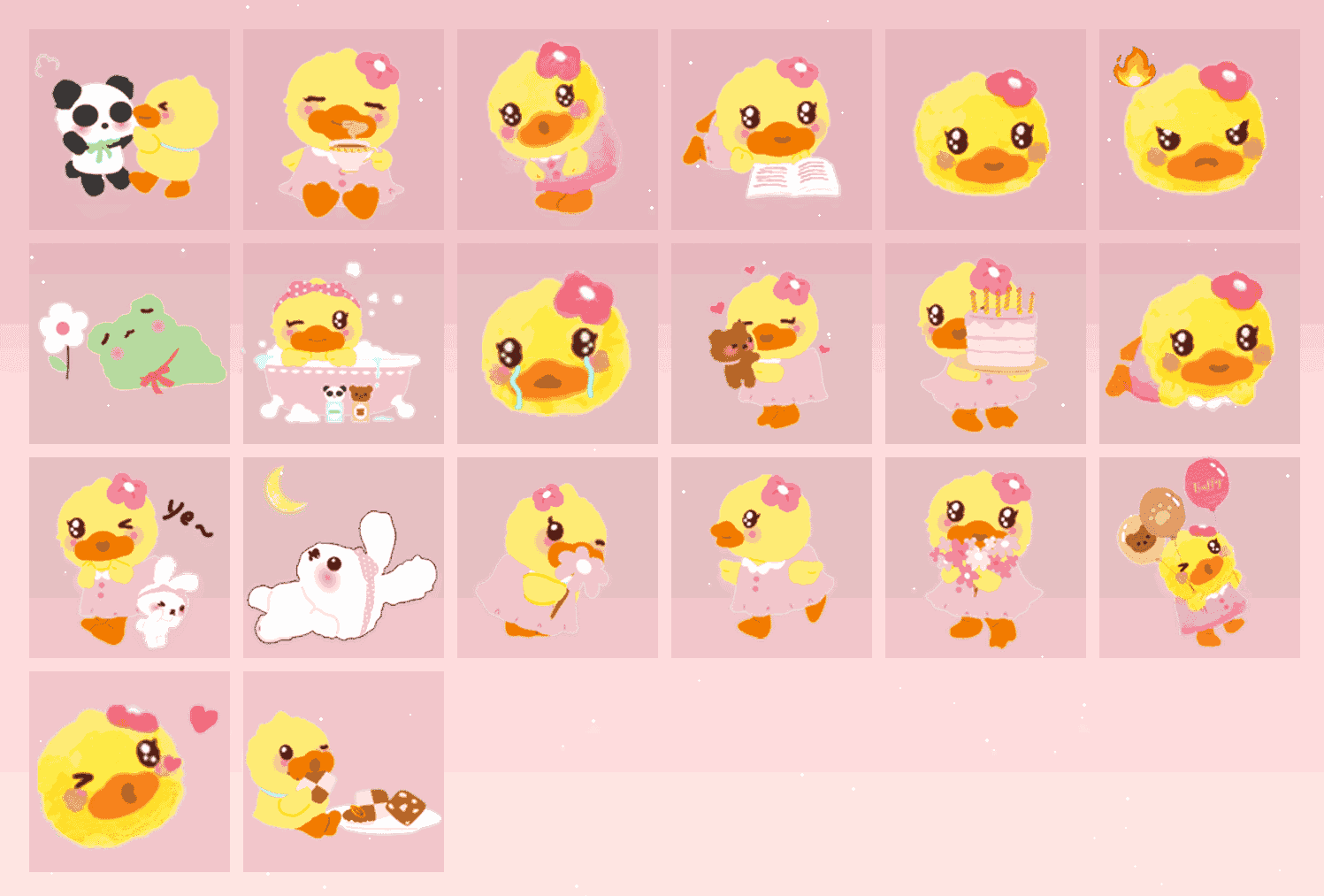 B.Duck和小伙伴们 表情包预览