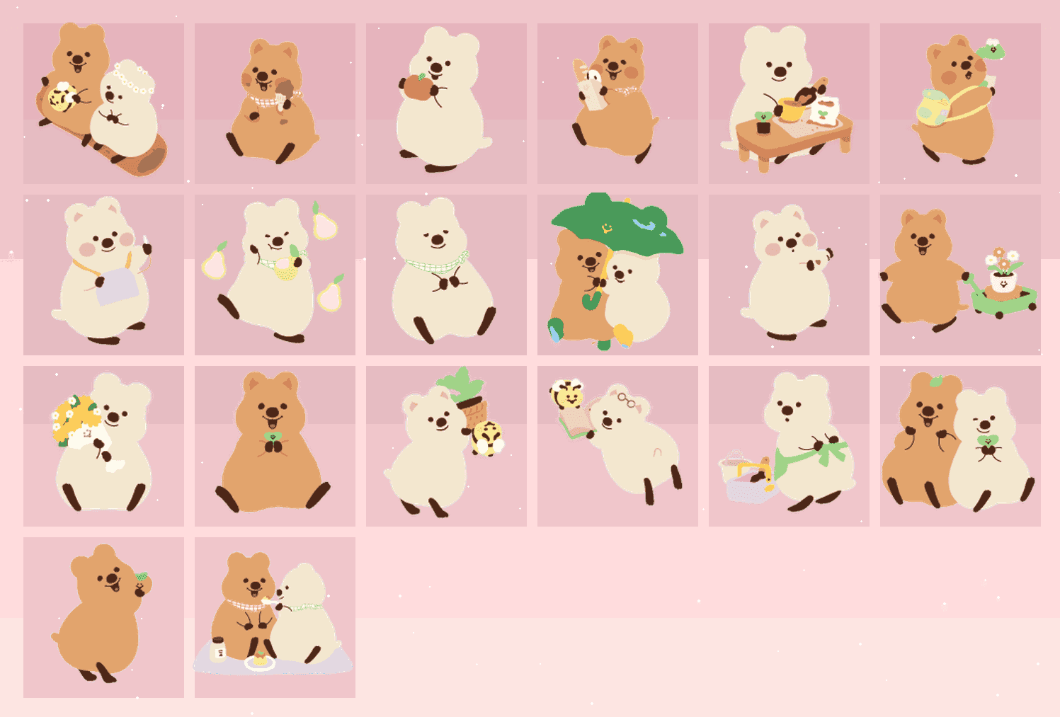 KIKI 萌趣时光 表情包预览