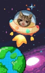 《宇宙猫meme》表情包&高清壁纸，支持导入微信和QQ作为表情包-表情包小岛