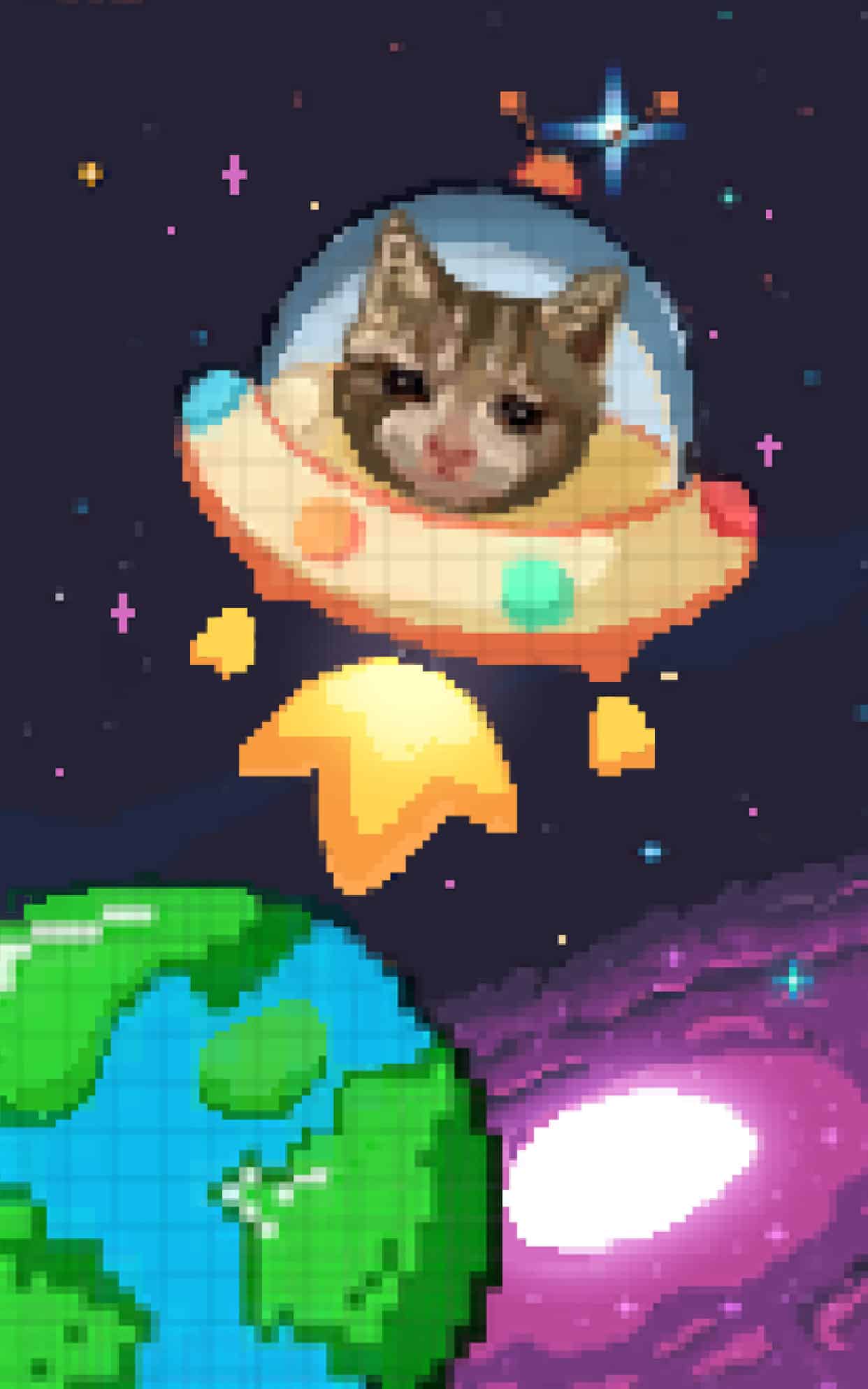 《宇宙猫meme》表情包&高清壁纸，支持导入微信和QQ作为表情包-表情包小岛