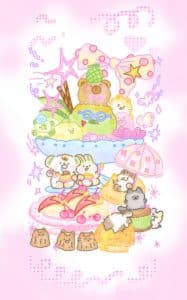 《猫猫甜点》表情包&高清壁纸，支持导入微信和QQ作为表情包-表情包小岛