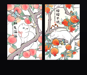 《白桃与猫》表情包&高清壁纸，支持导入微信和QQ作为表情包-表情包小岛