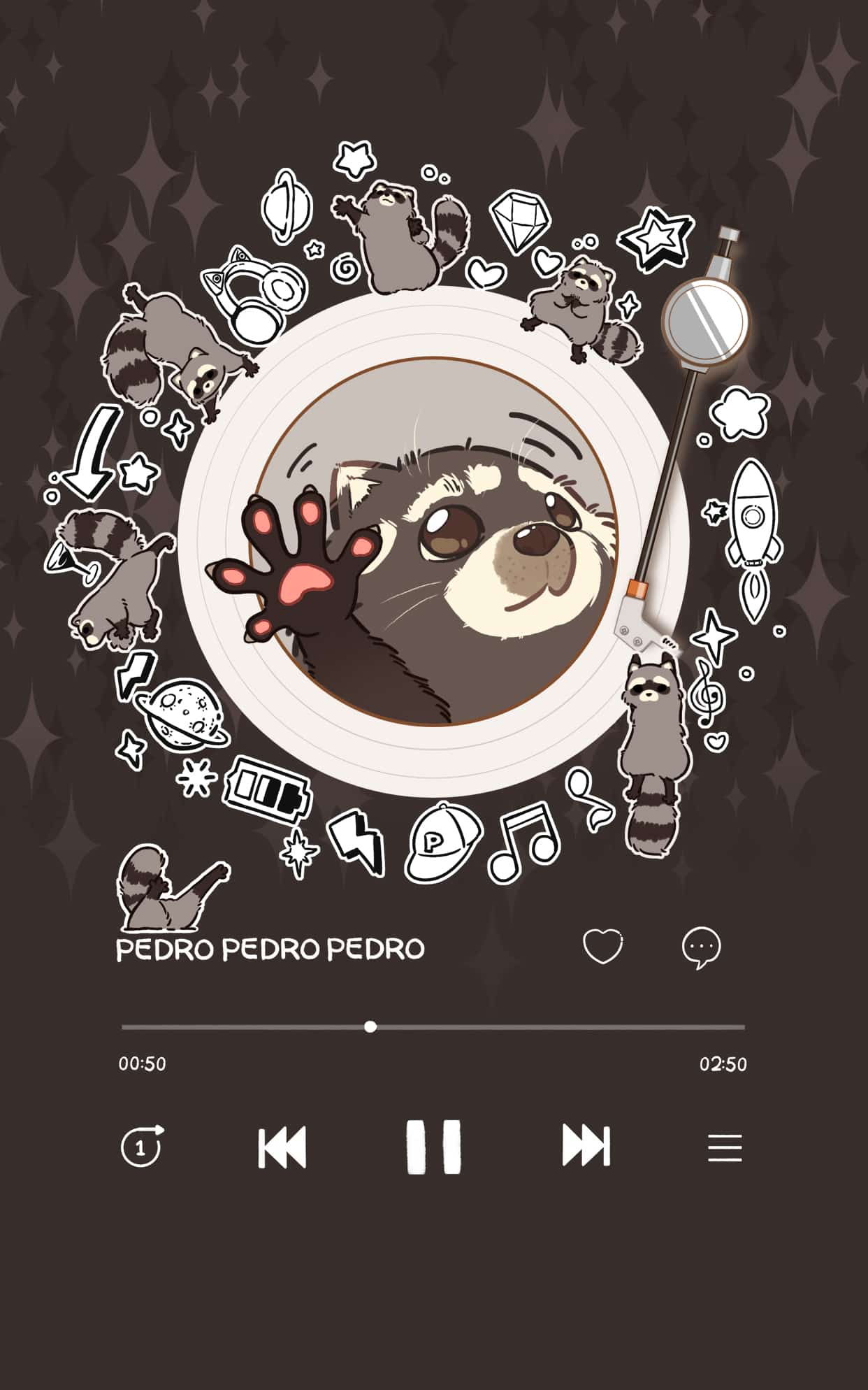 《pedro小浣熊》表情包&高清壁纸，支持导入微信和QQ作为表情包-表情包小岛