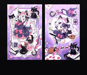 《小魔女与黑猫》表情包&高清壁纸，支持导入微信和QQ作为表情包-表情包小岛