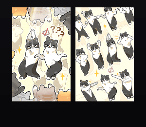 《跳舞meme奶牛猫》表情包&高清壁纸，支持导入微信和QQ作为表情包-表情包小岛
