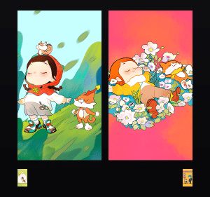 《可可小满惬意生活》表情包&高清壁纸，支持导入微信和QQ作为表情包-表情包小岛