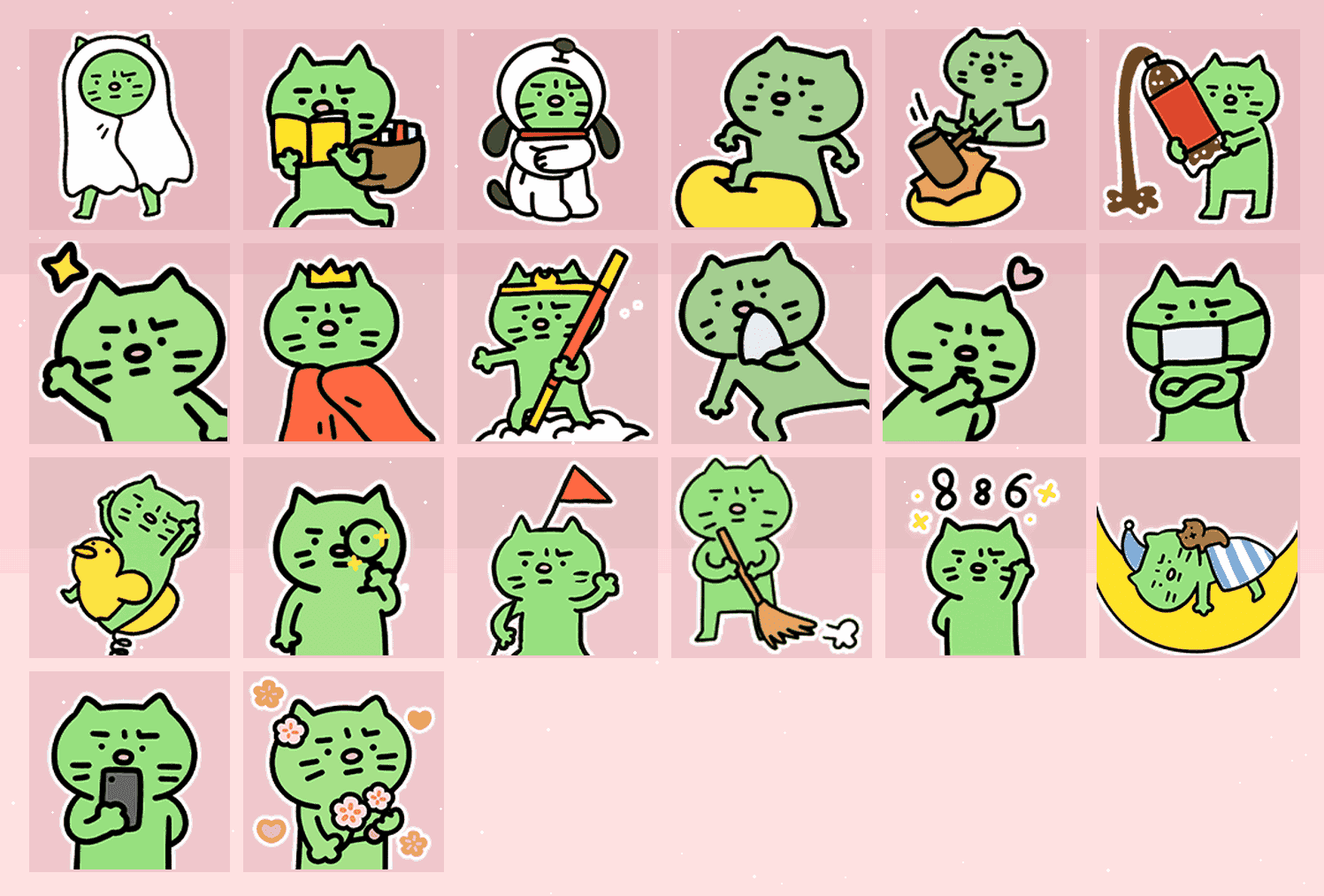 焦虑猫独处日常 表情包预览