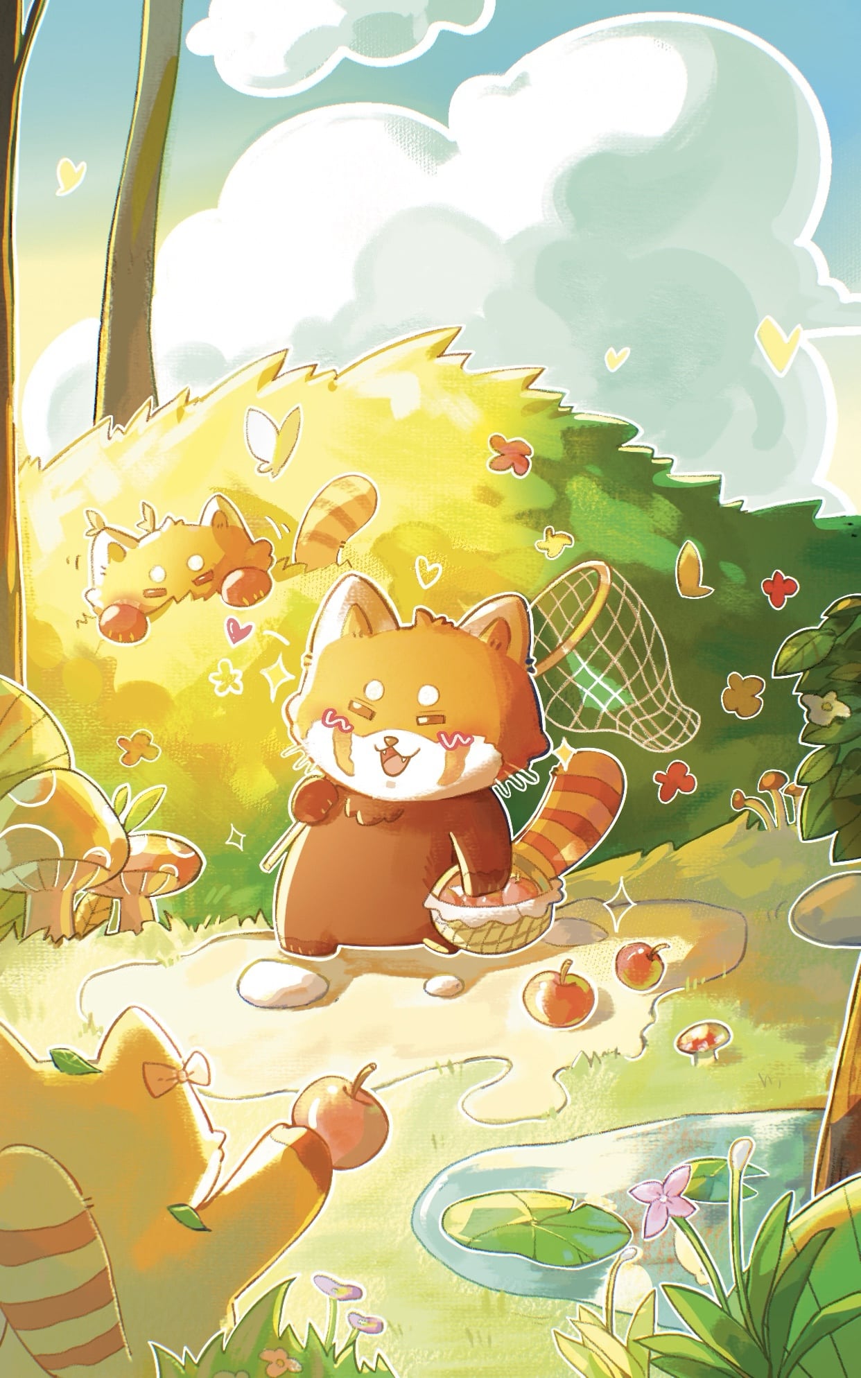 《小熊猫UU》表情包&高清壁纸，支持导入微信和QQ作为表情包-表情包小岛
