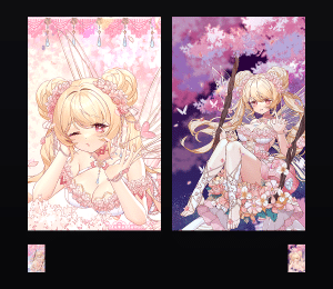 《夏甜樱Sakura·樱花盛开时》表情包&高清壁纸，支持导入微信和QQ作为表情包-表情包小岛