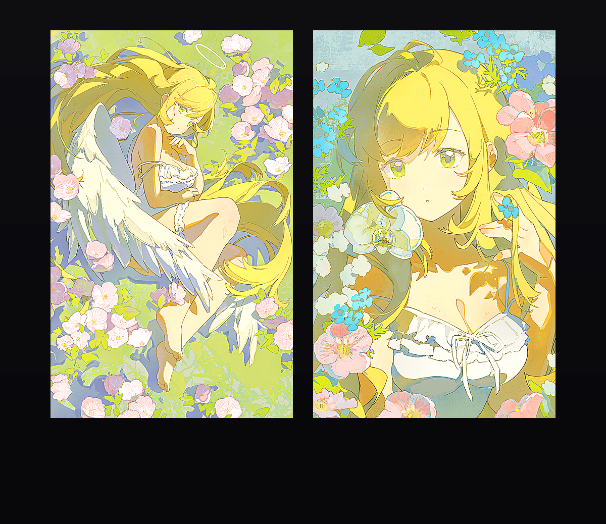 《花海少女》表情包&高清壁纸，支持导入微信和QQ作为表情包-表情包小岛