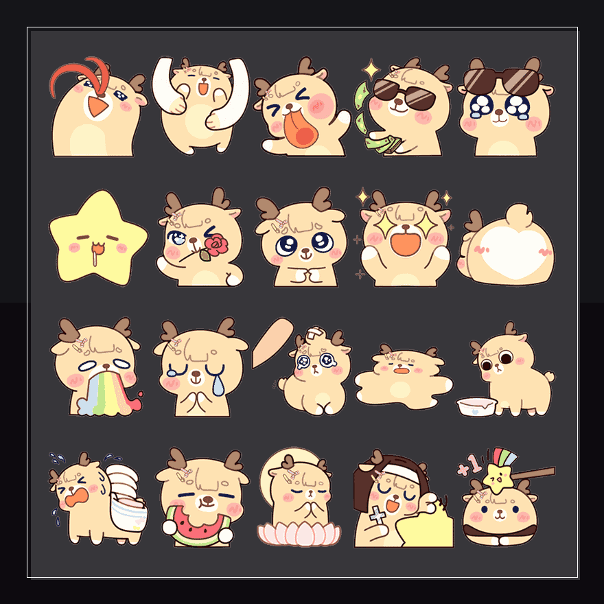 王道IDOL 表情包预览