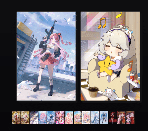 《星瞳·扇宝收藏集》表情包&高清壁纸，支持导入微信和QQ作为表情包-表情包小岛