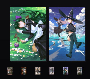 《月兔魔女》表情包&高清壁纸，支持导入微信和QQ作为表情包-表情包小岛