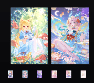 《樱酱梦境少女收藏集》表情包&高清壁纸，支持导入微信和QQ作为表情包-表情包小岛