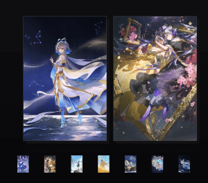 《洛天依·收藏集-天星问》表情包&高清壁纸，支持导入微信和QQ作为表情包-表情包小岛