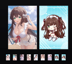 《秋蒂夏日无际收藏集》表情包&高清壁纸，支持导入微信和QQ作为表情包-表情包小岛